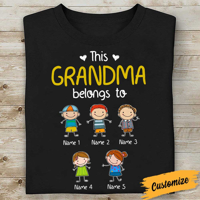 Personalized Aunt Mom Grandma T Shirt SB242 81O34 1