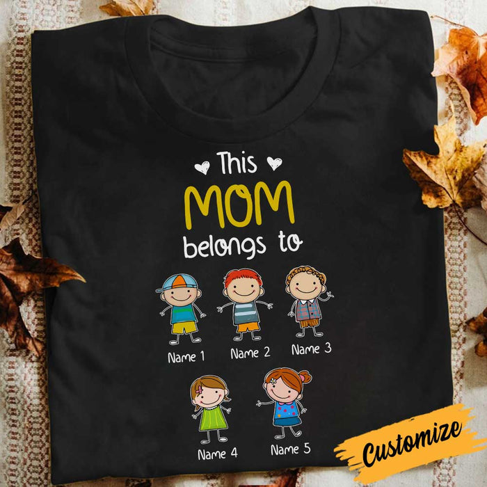 Personalized Aunt Mom Grandma T Shirt SB242 81O34 1
