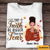 Personalized Faith Over Fear Fall Girl T Shirt SB272 22O57 1