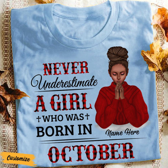 Personalized BWA Never Underestimate A Girl T Shirt SB271 23O47 1