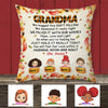 Personalized Mom Grandma Fall Halloween Pillow SB281 26O36 (Insert Included) 1