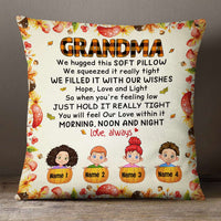 Personalized Mom Grandma Fall Halloween Pillow SB281 26O36 (Insert Included) thumb 1