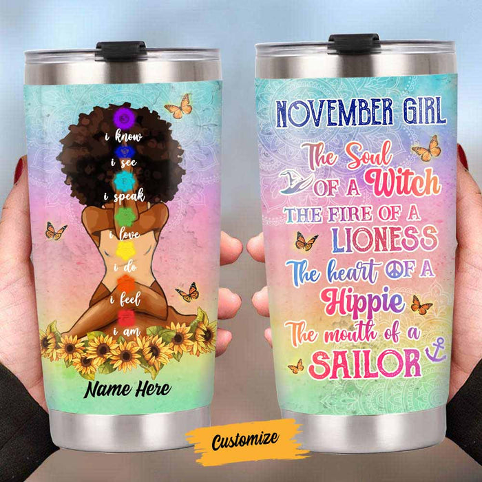 Personalized BWA Girl I Am Steel Tumbler SB282 95O58 1