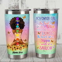 Personalized BWA Girl I Am Steel Tumbler SB282 95O58 thumb 1