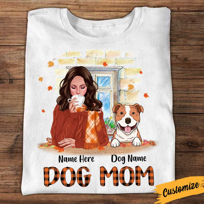 Personalized Dog Mom Fall T Shirt SB283 30O34 1