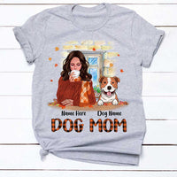 Personalized Dog Mom Fall T Shirt SB283 30O34 thumb 1