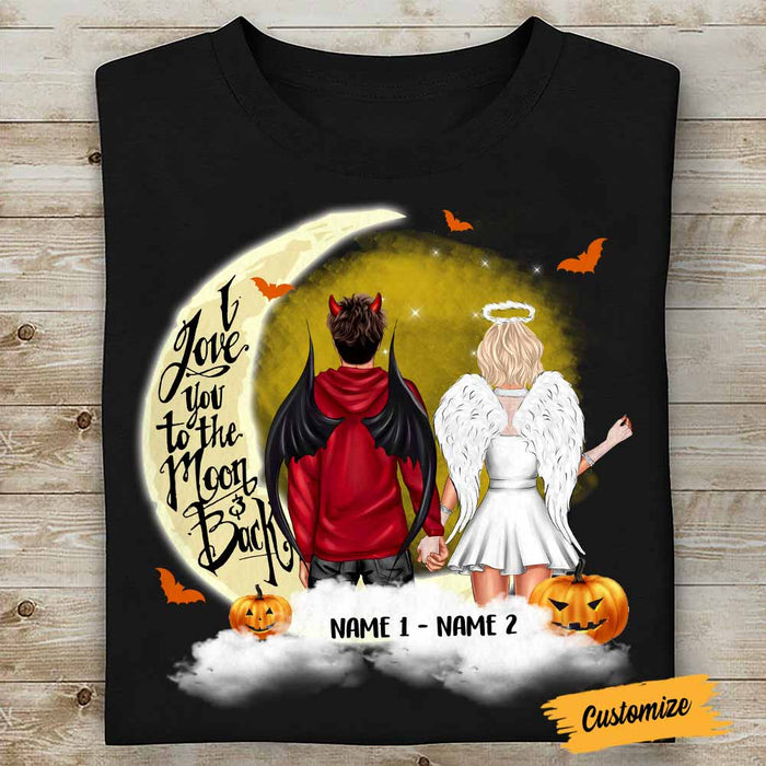 Personalized Couple Halloween T Shirt SB284 87O58 1