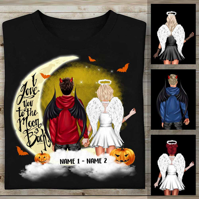 Personalized Couple Halloween T Shirt SB284 87O58 1