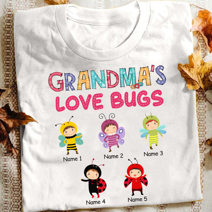 Personalized Grandma's Love Bugs T Shirt SB291 23O53 1