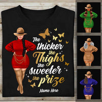 Personalized Thick Thigh Prize T Shirt SB291 24O58 thumb 1