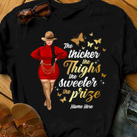 Personalized Thick Thigh Prize T Shirt SB291 24O58 thumb 1