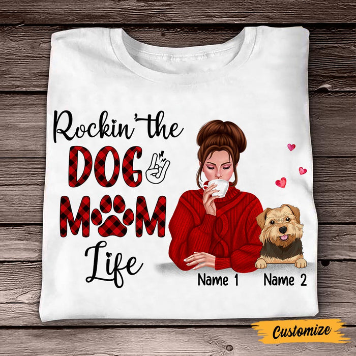 Personalized Dog Mom T Shirt SB291 30O47 1
