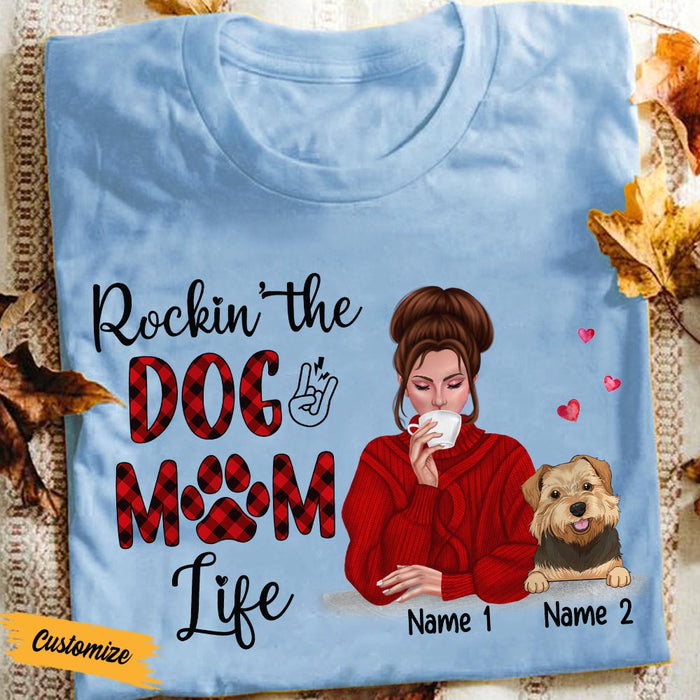 Personalized Dog Mom T Shirt SB291 30O47 1