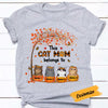 Personalized Cat Mom Fall Halloween T Shirt SB291 85O57 1