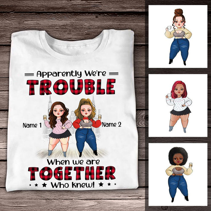 Personalized Friends Trouble Together T Shirt SB292 30O36 1