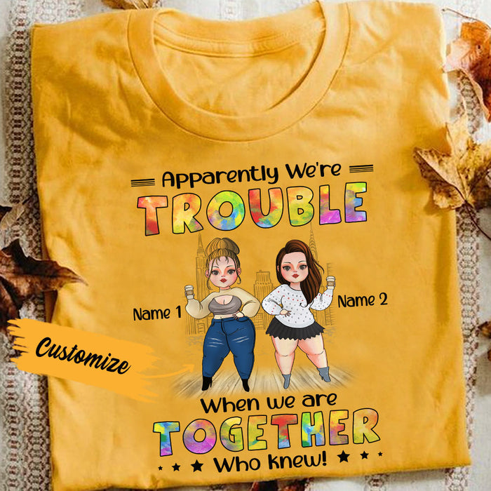 Personalized Friends Trouble Together T Shirt SB292 30O36 1