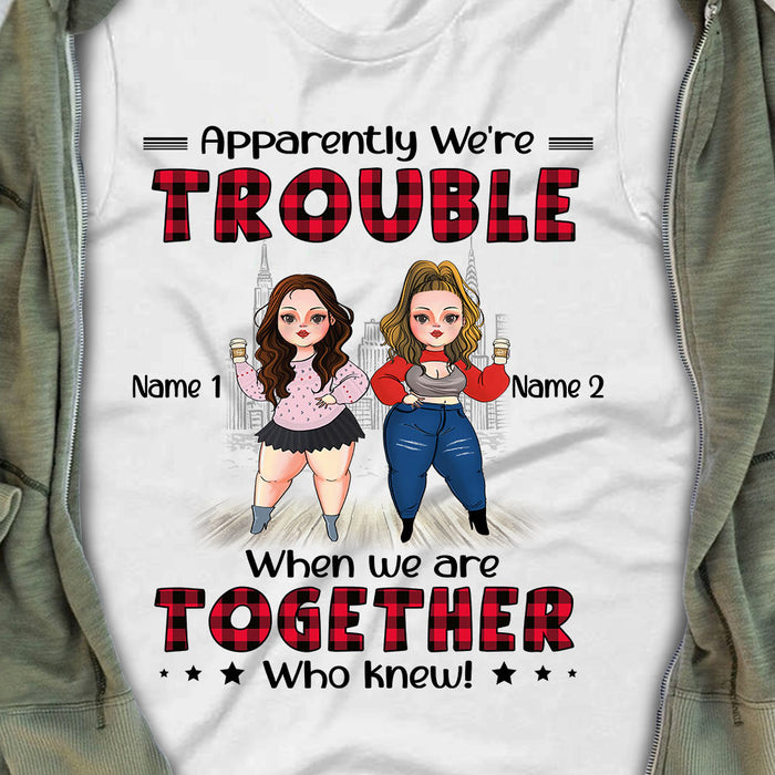 Personalized Friends Trouble Together T Shirt SB292 30O36 1