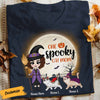 Personalized Witch Halloween Cat Mom T Shirt SB292 85O58 1