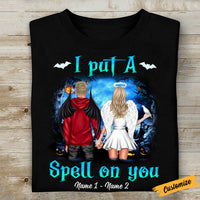 Personalized Put A Spell On You Halloween Couple T Shirt SB293 23O47 thumb 1