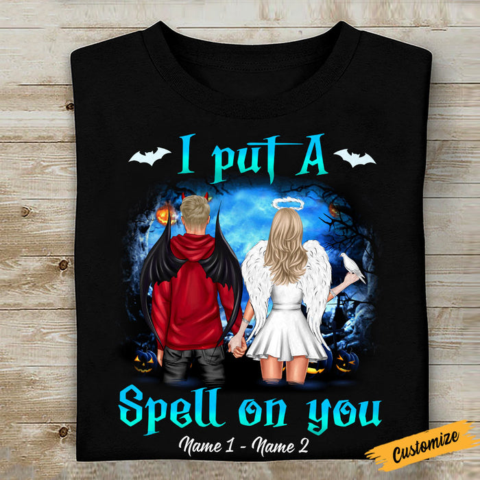 Personalized Put A Spell On You Halloween Couple T Shirt SB293 23O47 1