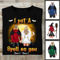 Personalized Put A Spell On You Halloween Couple T Shirt SB293 23O47 thumb 1