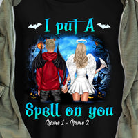 Personalized Put A Spell On You Halloween Couple T Shirt SB293 23O47 thumb 1