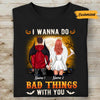 Personalized With You Halloween Couple T Shirt SB293 23O57 thumb 1