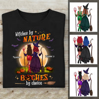 Personalized Witch Sisters Halloween T Shirt SB291 95O36 thumb 1