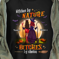 Personalized Witch Sisters Halloween T Shirt SB291 95O36 thumb 1