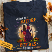 Personalized Witch Sisters Halloween T Shirt SB291 95O36 thumb 1