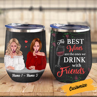 Personalized Drinking Friends Wine Tumbler SB292 95O34 thumb 1