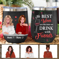 Personalized Drinking Friends Wine Tumbler SB292 95O34 thumb 1