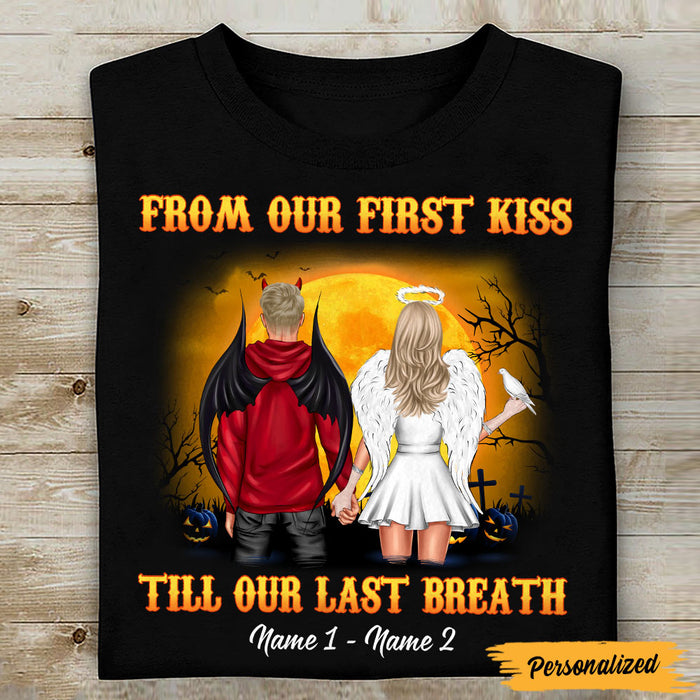 Personalized Couple Halloween T Shirt SB291 87O47 1