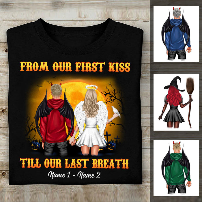 Personalized Couple Halloween T Shirt SB291 87O47 1