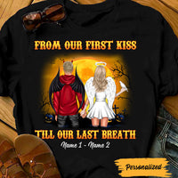 Personalized Couple Halloween T Shirt SB291 87O47 thumb 1