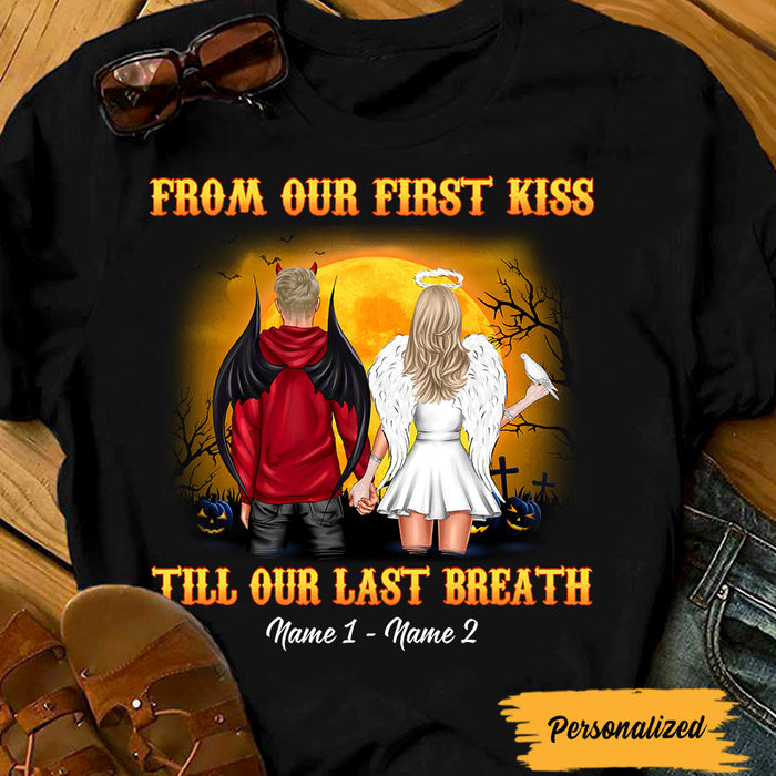 Personalized Couple Halloween T Shirt SB291 87O47 1