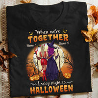 Personalized When We're Together Friends Halloween T Shirt SB301 22O34 thumb 1