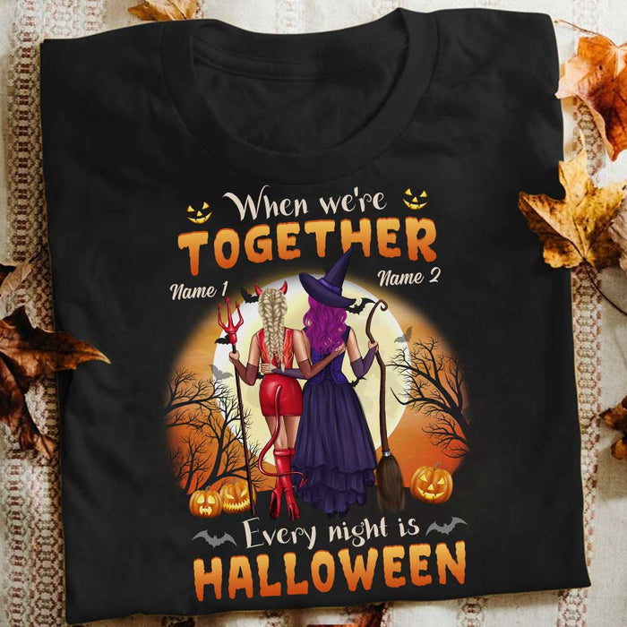 Personalized When We're Together Friends Halloween T Shirt SB301 22O34 1