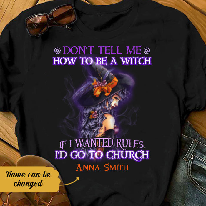 Personalized Halloween Witch T Shirt JL151 73O58 1