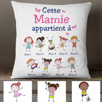 Personalized Papy Mamie French Grandma Grandpa Belongs Pillow SB174 81O34 thumb 1