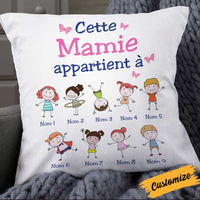 Personalized Papy Mamie French Grandma Grandpa Belongs Pillow SB174 81O34 thumb 1