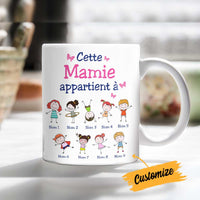 Personalized Papy Mamie French Grandma Grandpa Belongs Mug SB174 81O34 thumb 1