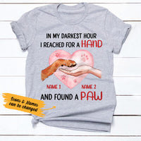 Personalized Dog Paw T Shirt SB302 81O36 thumb 1