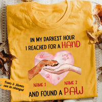 Personalized Dog Paw T Shirt SB302 81O36 thumb 1