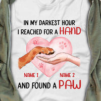 Personalized Dog Paw T Shirt SB302 81O36 thumb 1
