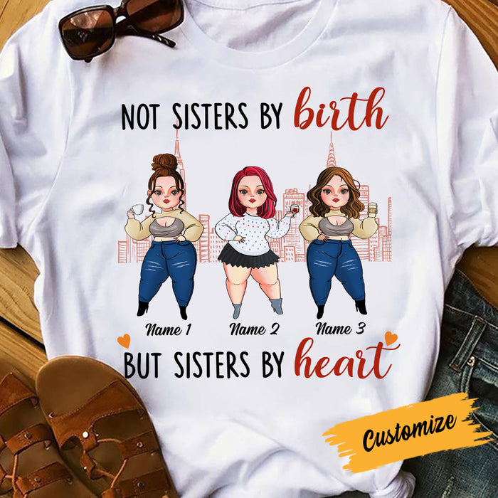 Personalized Friends Sisters By Heart T Shirt SB301 26O53 1
