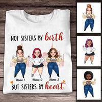 Personalized Friends Sisters By Heart T Shirt SB301 26O53 thumb 1