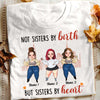 Personalized Friends Sisters By Heart T Shirt SB301 26O53 1