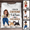 Personalized Cat Mom Coffee T Shirt SB301 95O47 thumb 1