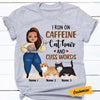 Personalized Cat Mom Coffee T Shirt SB301 95O47 1